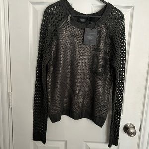 Harley-Davidson Black Label Rare 1903 Foil Print Sweater